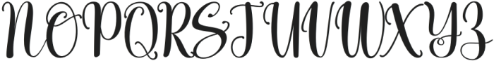 Bilegate-Regular otf (400) Font UPPERCASE