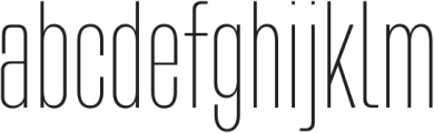 Bilgen Extra Light otf (200) Font LOWERCASE