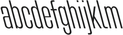 Bilgen Left otf (400) Font LOWERCASE