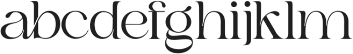 Bilgie otf (400) Font LOWERCASE