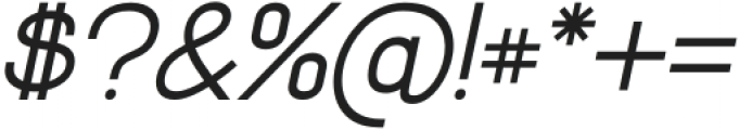 Bilgosia Italic Sans otf (400) Font OTHER CHARS