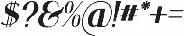Bilgosia Italic Serif otf (400) Font OTHER CHARS