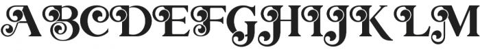 Bilingual Serif Alternate Font Regular otf (400) Font UPPERCASE