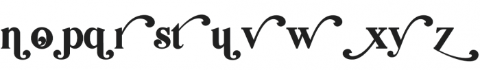 Bilingual Serif Alternate Font Regular otf (400) Font LOWERCASE