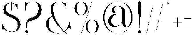 Billang Regular otf (400) Font OTHER CHARS