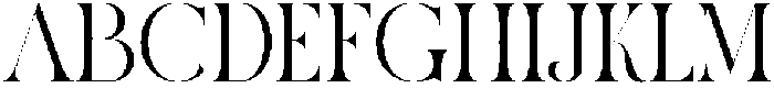 Billang Regular otf (400) Font UPPERCASE