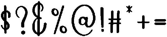 Billion Regular otf (400) Font OTHER CHARS