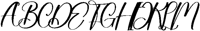 Billion Regular otf (400) Font UPPERCASE
