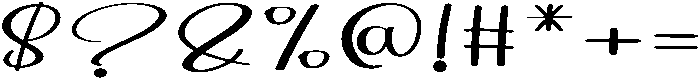 Billion Regular otf (400) Font OTHER CHARS