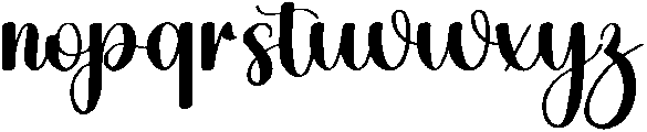 Billion Regular otf (400) Font LOWERCASE