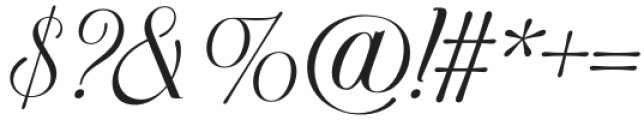 Billotea Regular otf (400) Font OTHER CHARS