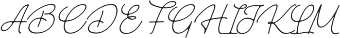 Billstone Signature otf (400) Font UPPERCASE