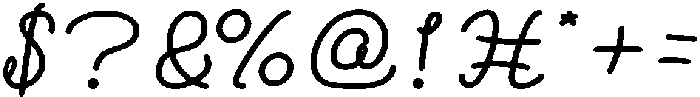 Billy Jean Style otf (700) Font OTHER CHARS