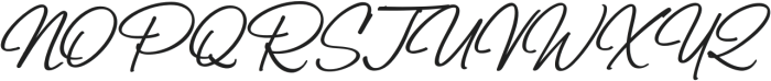 Billy Signature Italic otf (400) Font UPPERCASE