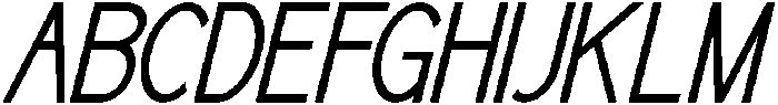 Bilogy Italic otf (400) Font UPPERCASE