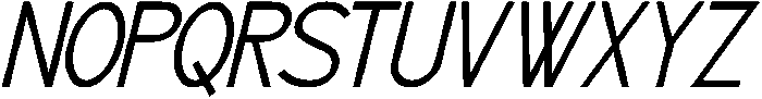 Bilogy Italic otf (400) Font UPPERCASE
