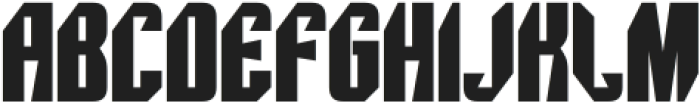 Bimounce Regular otf (400) Font UPPERCASE