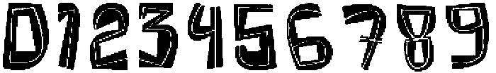 BingBong Striped Sketch otf (400) Font OTHER CHARS