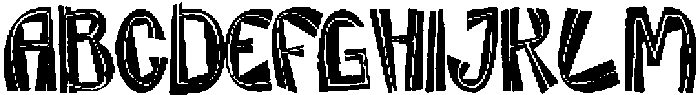 BingBong Striped Sketch otf (400) FONT
