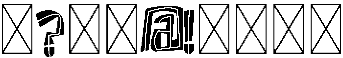 BingBong Striped otf (400) Font OTHER CHARS