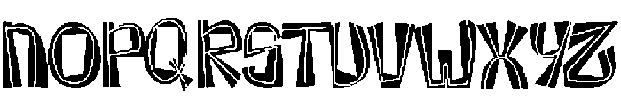 BingBong Striped otf (400) Font LOWERCASE