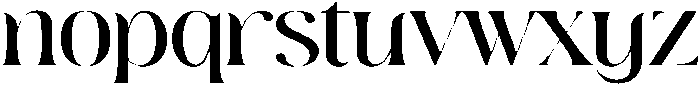 Bingo Regular otf (400) Font LOWERCASE