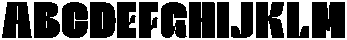 Bingro Black otf (900) Font UPPERCASE