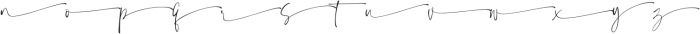 Bintaro Swashes otf (400) Font LOWERCASE
