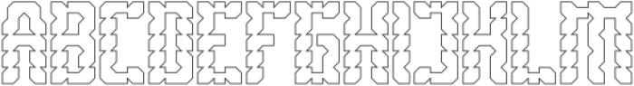 Biochemical Switches 01-Hollow otf (400) Font UPPERCASE