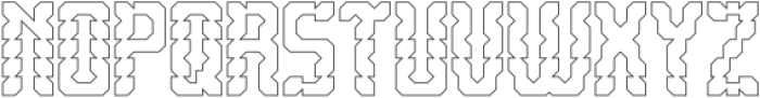 Biochemical Switches 01-Hollow otf (400) Font UPPERCASE