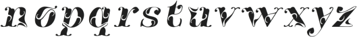 Biochy Italic otf (400) Font LOWERCASE