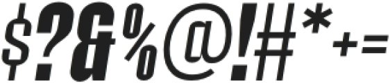 Biogem Bold Italic otf (700) Font OTHER CHARS