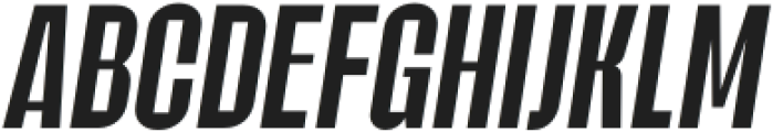 Biogem Medium Italic otf (500) Font UPPERCASE