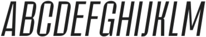 Biogem Thin Italic otf (100) Font UPPERCASE