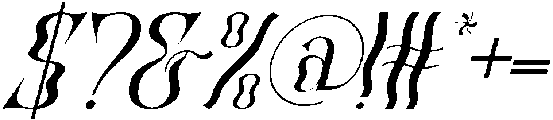 Biological Crossroads Italic otf (400) Font OTHER CHARS