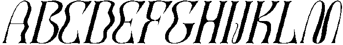 Biological Crossroads Italic otf (400) Font UPPERCASE