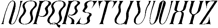 Biological Crossroads Italic otf (400) Font UPPERCASE