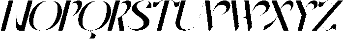 Biological Measures Regular Italic otf (400) Font UPPERCASE