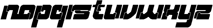 Biological Systems Regular Italic otf (400) Font LOWERCASE