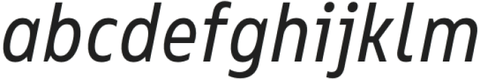 Bion Regular Cond Italic otf (400) Font LOWERCASE