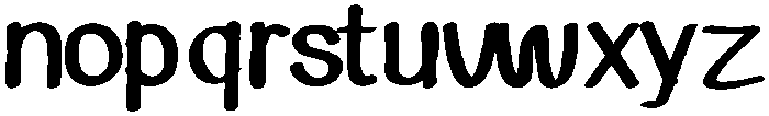 Bionic Regular otf (400) Font LOWERCASE