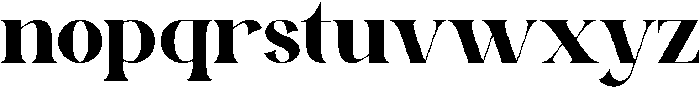 Biooris Regular otf (400) Font LOWERCASE