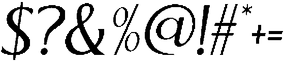 BiorkaItalic-Italic otf (400) Font OTHER CHARS