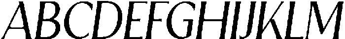 BiorkaItalic-Italic otf (400) Font UPPERCASE