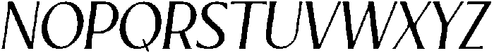 BiorkaItalic-Italic otf (400) Font UPPERCASE
