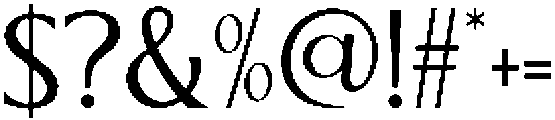 BiorkaRegular otf (400) Font OTHER CHARS