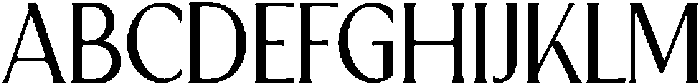 BiorkaRegular otf (400) Font UPPERCASE