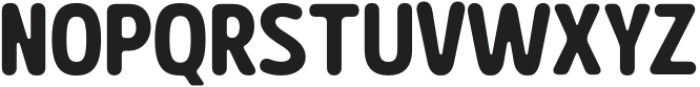 Biorne Rounded SemiBold otf (600) Font UPPERCASE