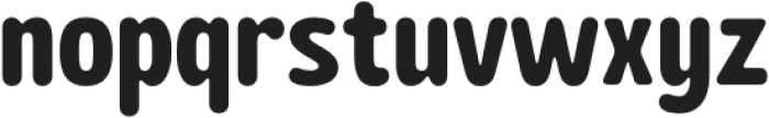 Biorne Rounded SemiBold otf (600) Font LOWERCASE