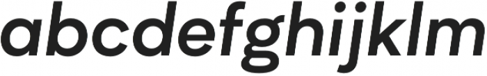 Biotif Semi Bold Italic otf (600) Font LOWERCASE